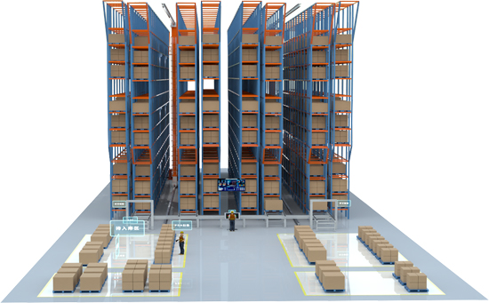 托盘式垂直升降货柜：自动升降、操作简单